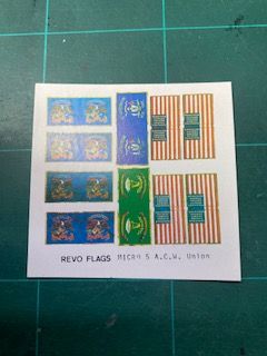 6Rev05 American Civil war Union Flags