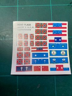 6Rev06 American Civil war Confederate Flags