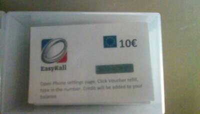 EasyKall Voucher, 10€