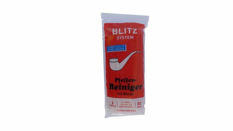 Pfeifenreiniger Blitz rot/weiss