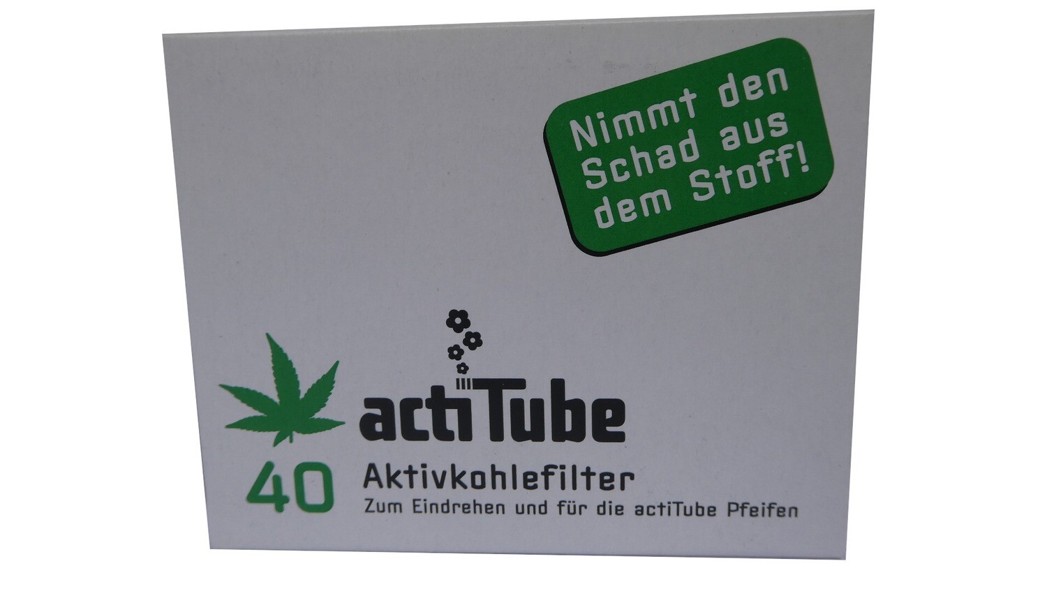 acti Tube Aktivkohlefilter, 40 Stk.  8mm