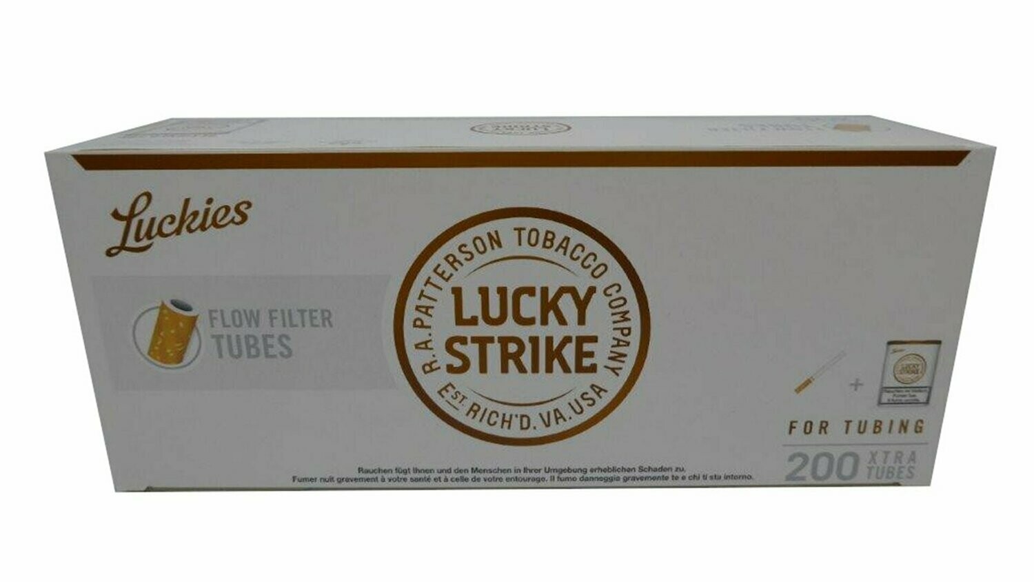 Lucky Strike Hülsen, 200 Stk.