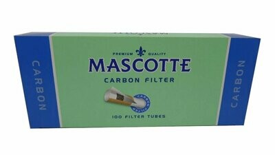 Hülsen Mascotte Carbon Filter, 200 Stk.