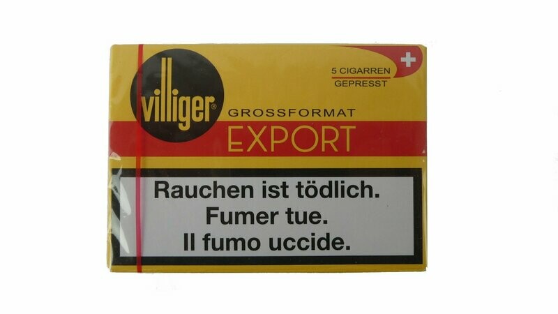 Villiger Export gepresst, 5 Stk.