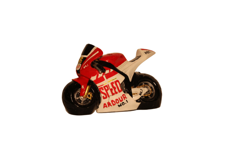 Rotes Motorrad