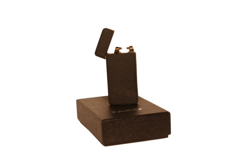 USB Lichtbogenfeuerzeug schwarz matt