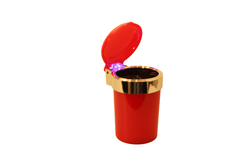 Auto Aschenbecher mit LED Rot
