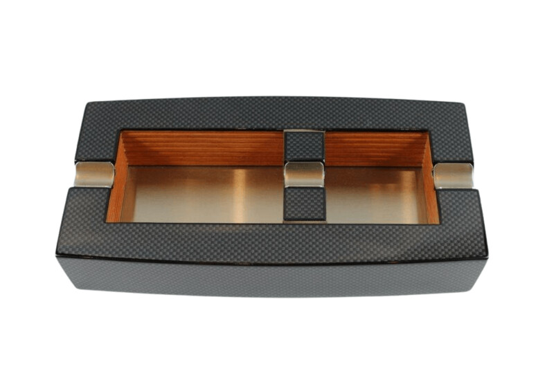 Zigarrenascher Carbon, 2 Ablagen, E96603