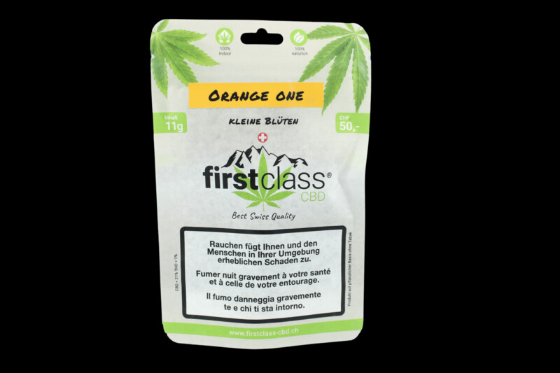first class  Orange one  kleine Blüten  11g.  CBD 17%
