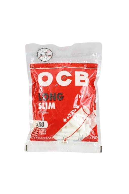 OCB Long Slim Filter, 6mm  100 Stk.