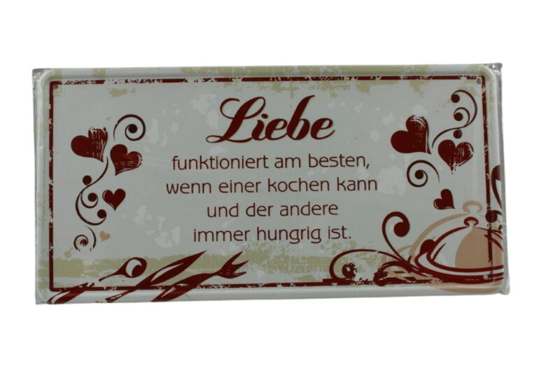 Spruchschild Liebe