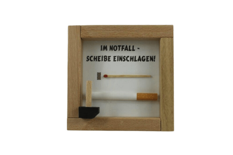 "Notfall" Bilderrahmen