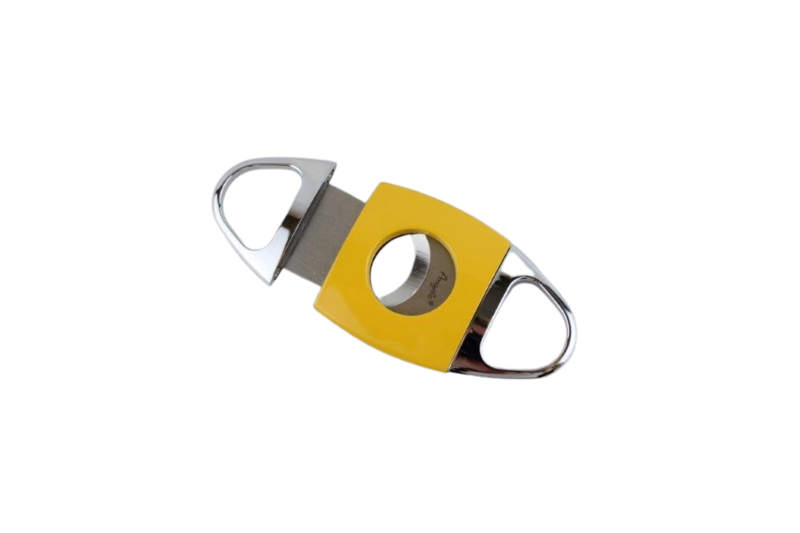 Zigarrenschneider silber-gelb