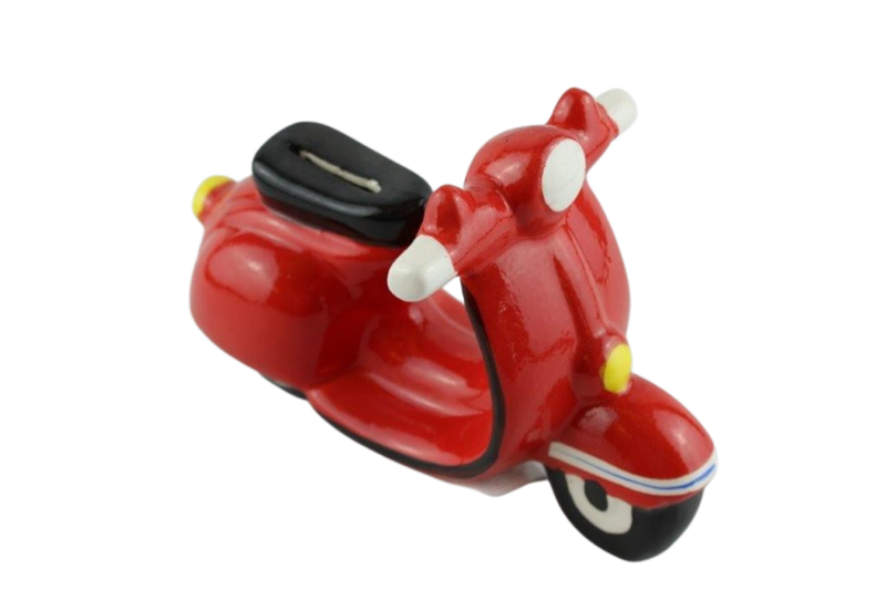 Sparkasse 'Roller' rot