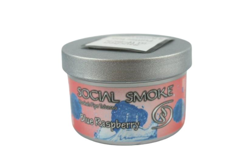 Social Smoke Blue Raspberry, 100gr.