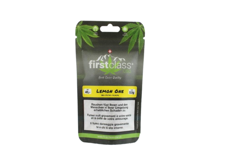 first class Lemon One 5gr. CBD< 17%