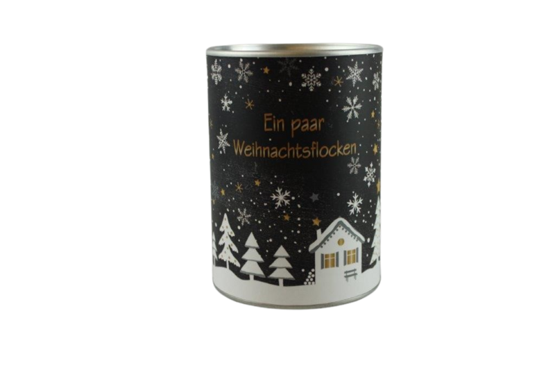 Dose "Weihnachtsflocken"