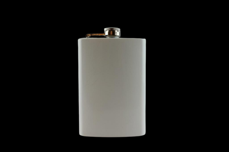Flachmann Weiss, 8oz