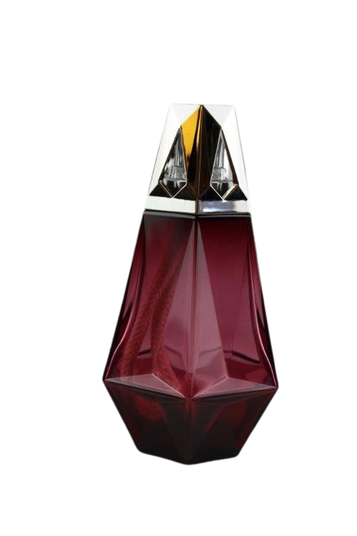 Lampe Berger "Prisme", weinrot