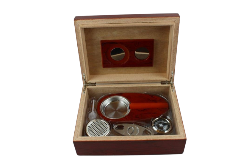 Humidor Holz rotbraun, W81133