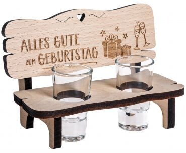 Schnapsbänkli "Geburtstag"