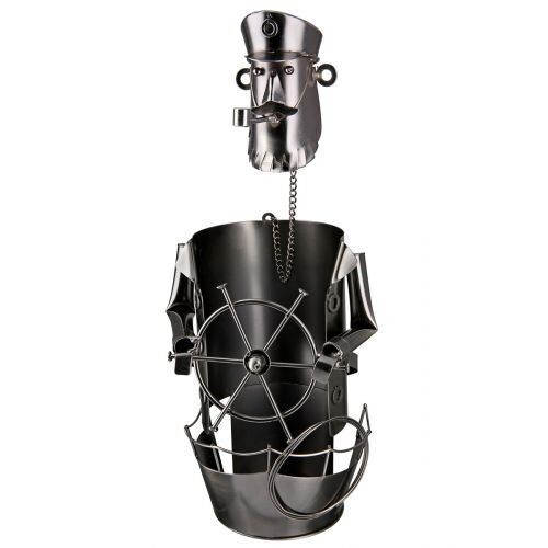 Flaschenhalter Metall "Kapitän"