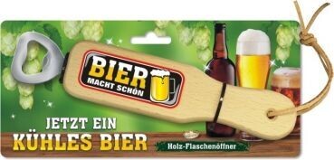 Flaschenöffner aus Holz