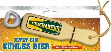 Flaschenöffner aus Holz