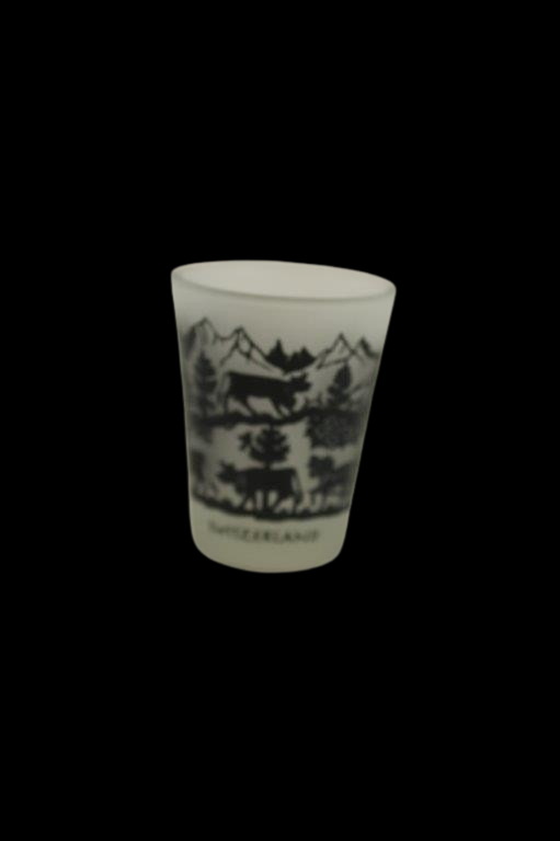 Schnapsglas Scherenschnitt