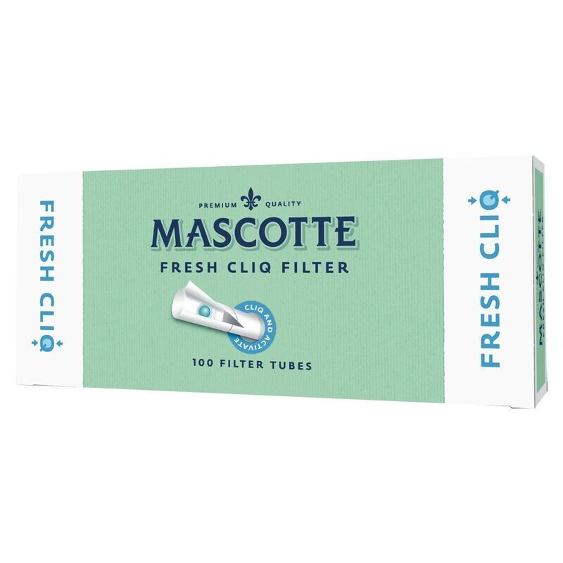 Hülsen Mascotte Fresh Cliq Spearmint, 100 Stk.