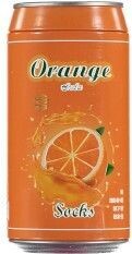 Socken in Spardose, Orange Soda