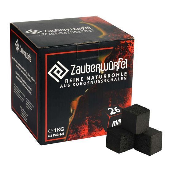 Zauberwürfel, Reine Naturkohle 1kg