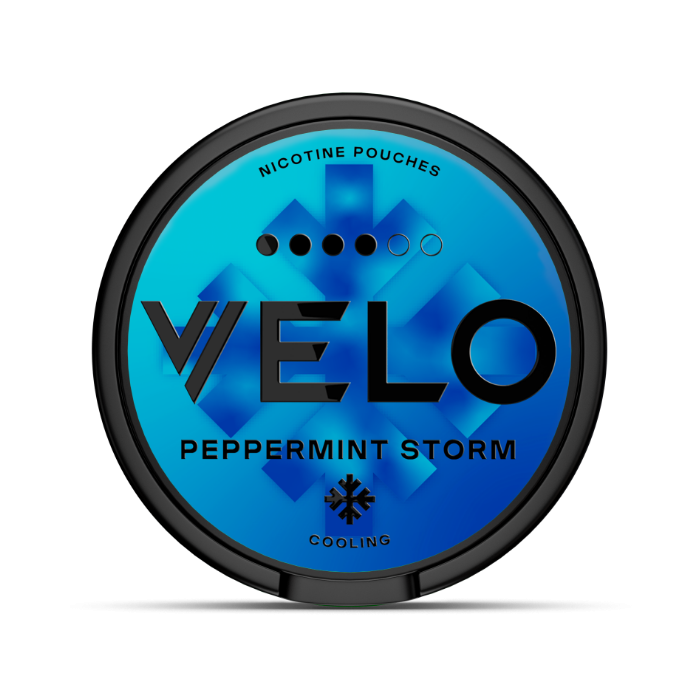 VELO Peppermint Storm, Nikotin 10,9mg/g, 24 Slim Beutelchen
