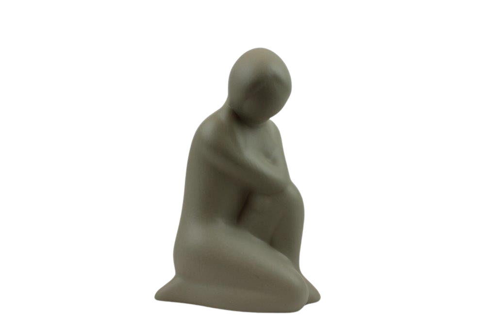 Poesie grau Keramik  ca. 20cm
