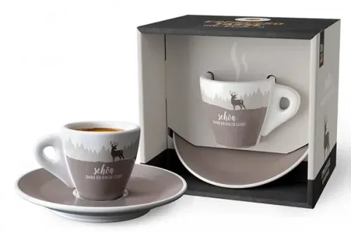 Espressotasse "Schön das es dich gibt"