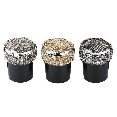 Auto-Aschenbecher Diamant mit LED, sortiert