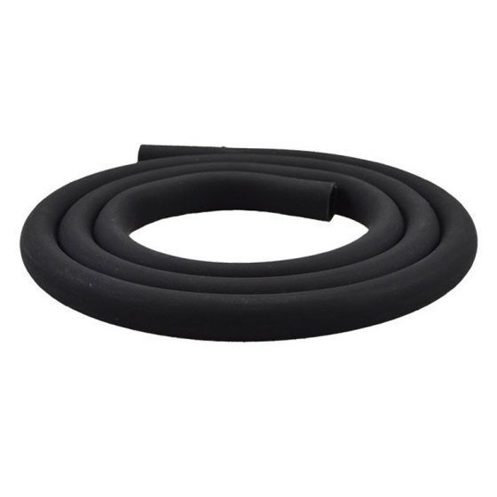 Silikonschlauch Matt, schwarz, 1,5m