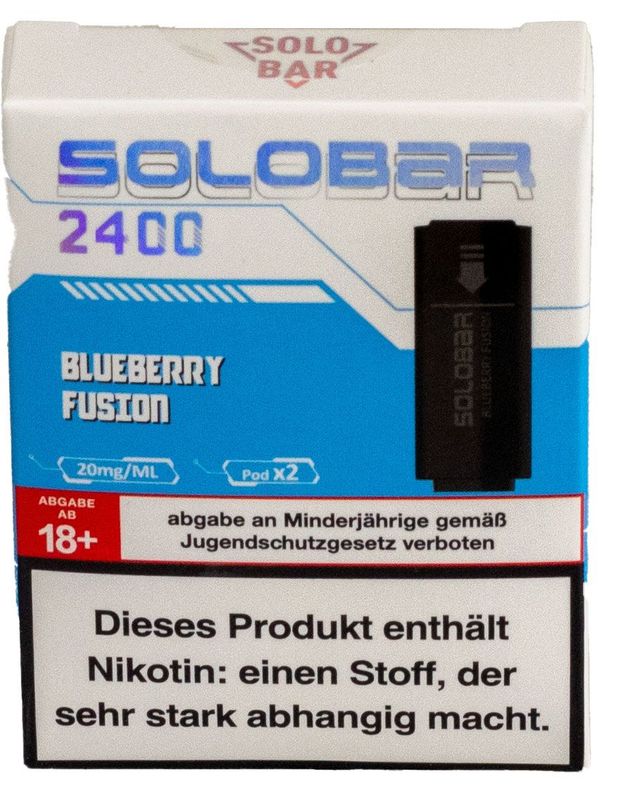 Solobar POD Blueberry Fusion, 2'er Nachfüllpack