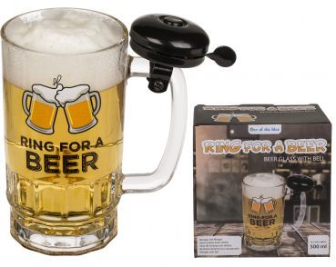 Bierkrug  0.5l mit Klingel