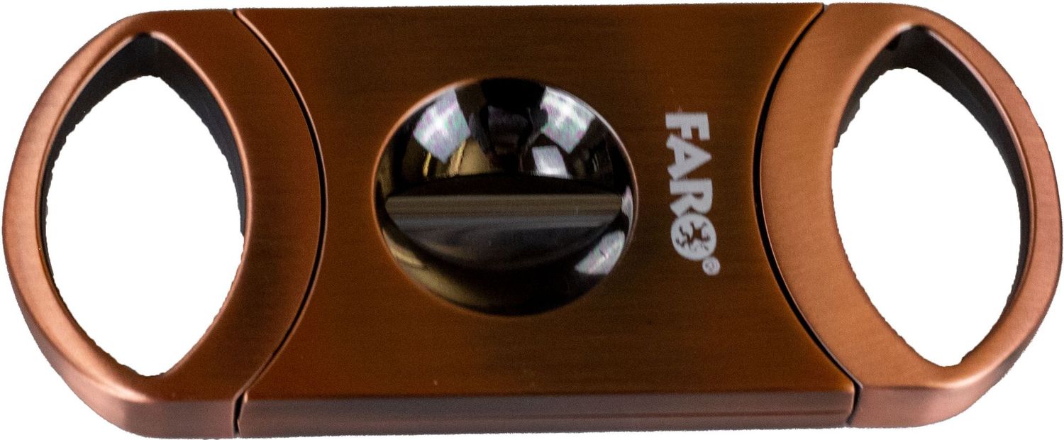 Zigarrenschneider V-Cut Faro Kupfer, W81373