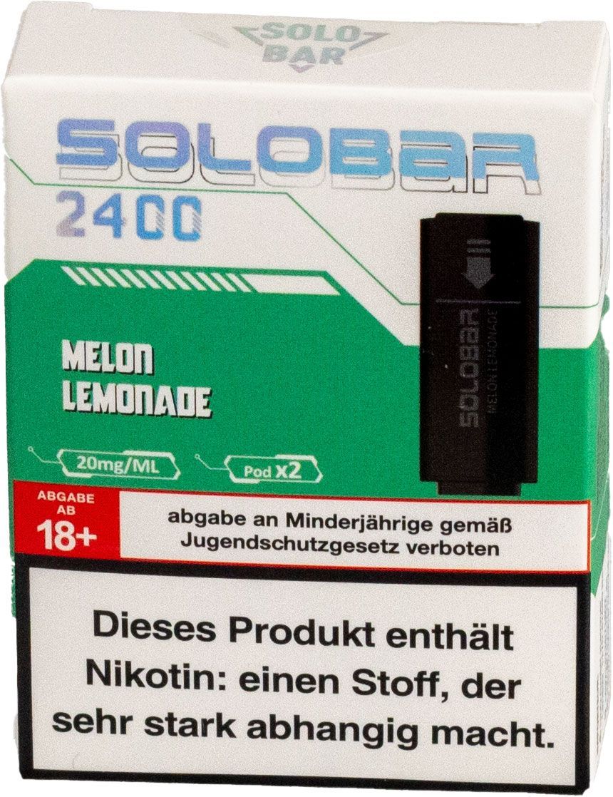 Solobar POD Melon Lemonade, 2'er Nachfüllpack