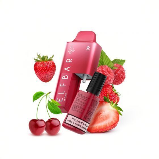 ELFBAR Strawberry Raspberry Cherry, AF5000