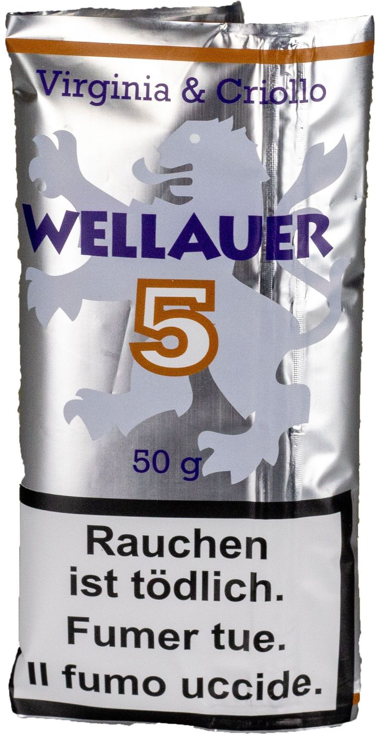 Wellauer 5, Virginia & Criollo, Beutel à 50 g