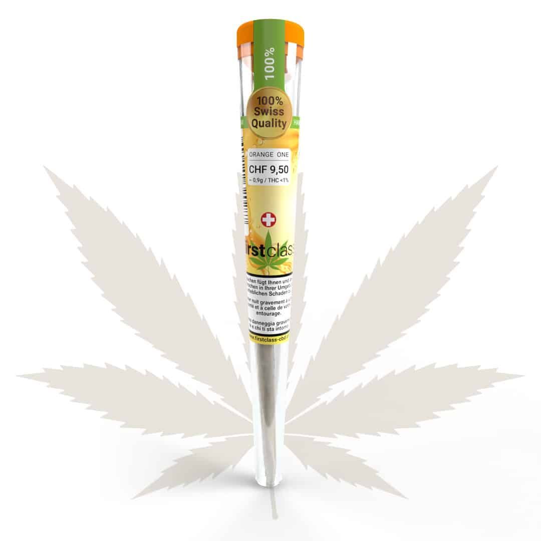 first class, CBD Joint Pure Orange One Indoor THC<1%