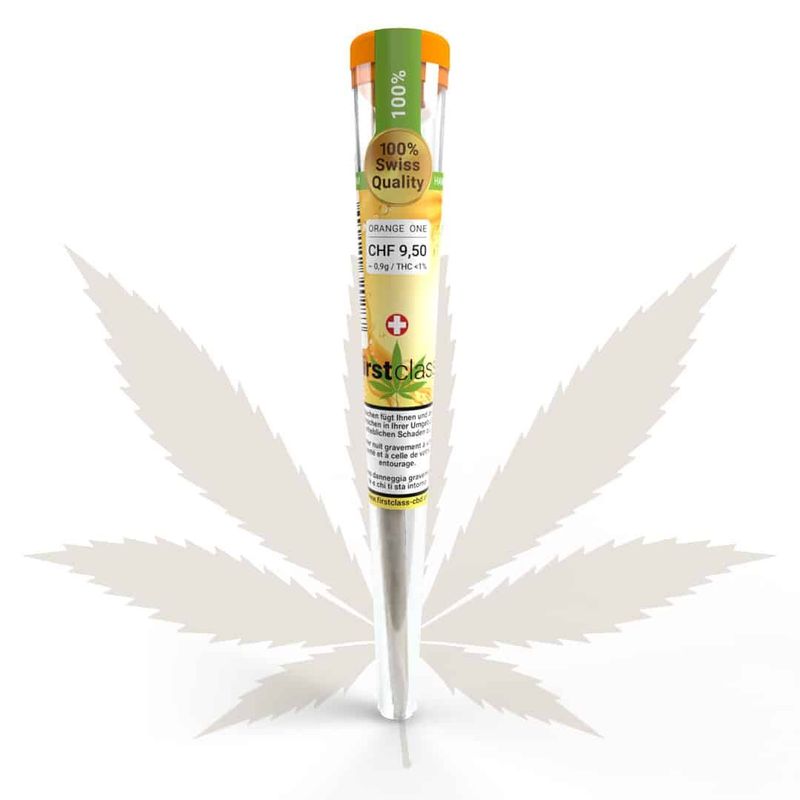 first class, CBD Joint Pure Orange One Indoor THC<1%