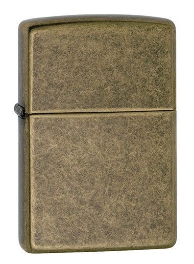 Zippo 60001567 Flat Bottom Antique Brass, W97098