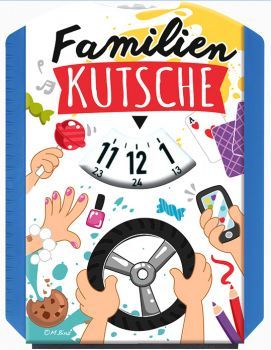 Blaue Parkscheibe "Familien-Kutsche"