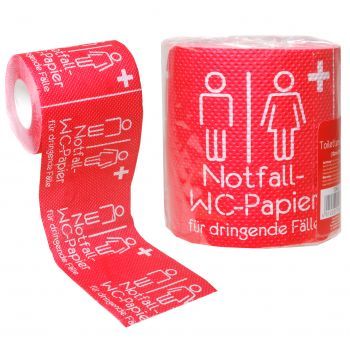 Notfall WC-Papier