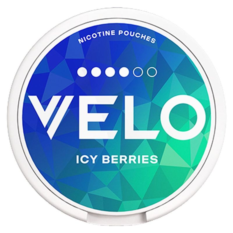VELO Icy Berries, Nikotin 10.9mg/g, 24 Slim Beutelchen