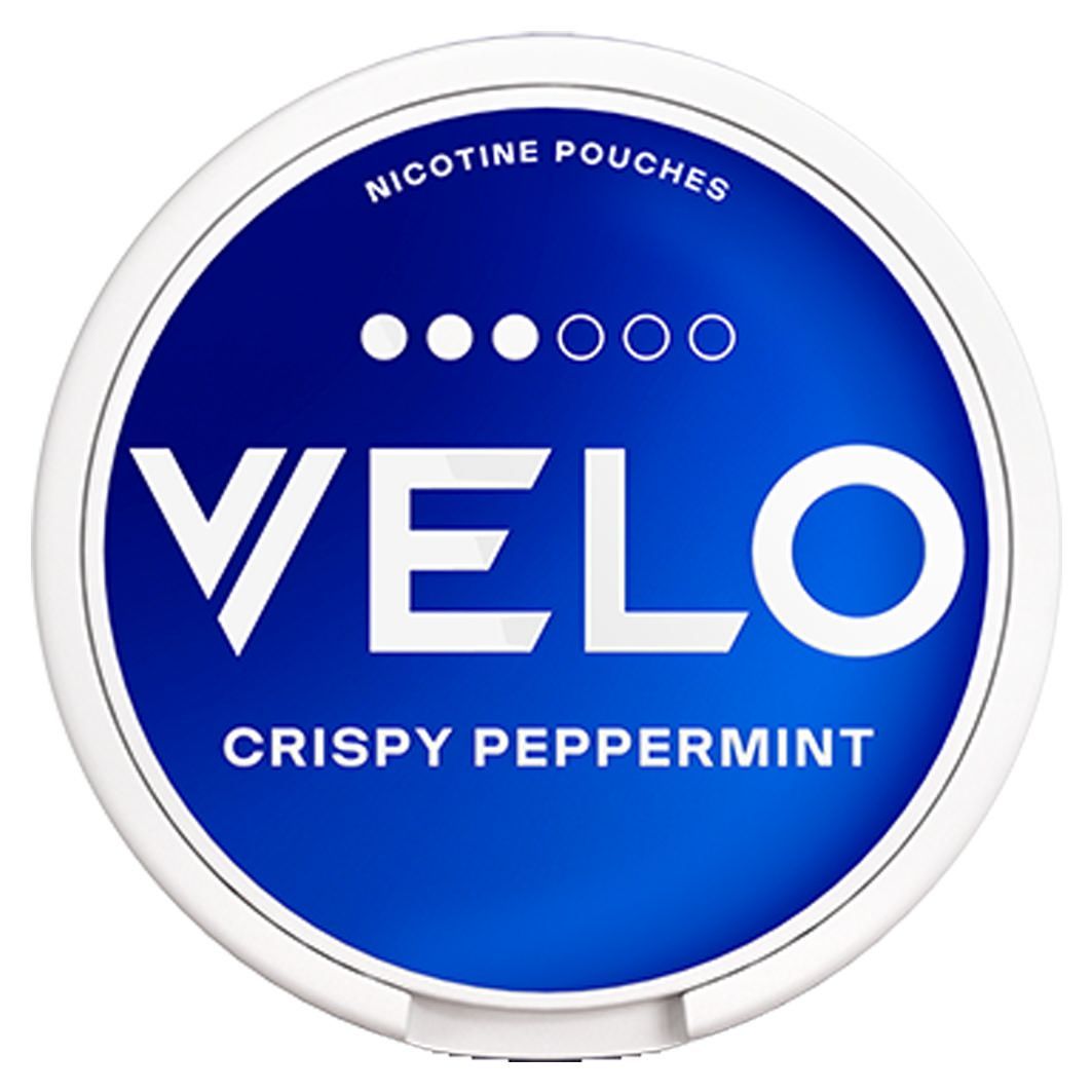 VELO Crispy Peppermint, Nikotin 10mg/g, 24 Slim Beutelchen